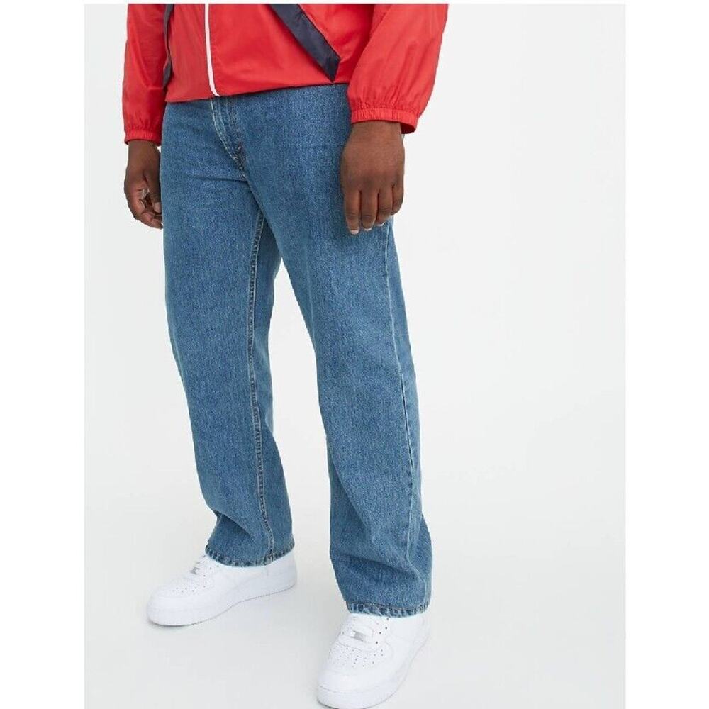 Levi's 505 Men's Jeans Size 50x32 Regular Fit Blue MSRP $69.50